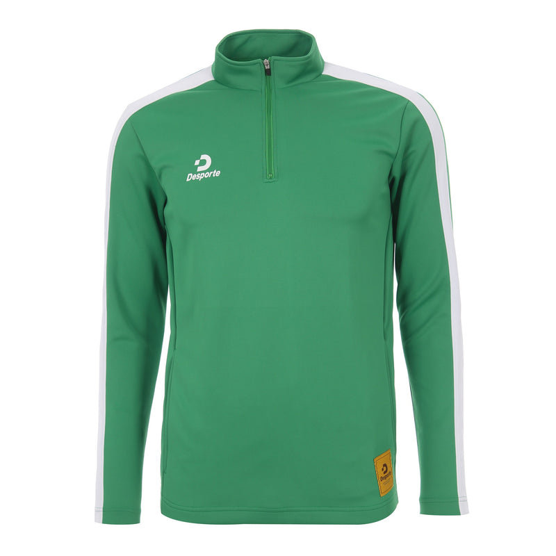 Desporte half zip training jacket green white