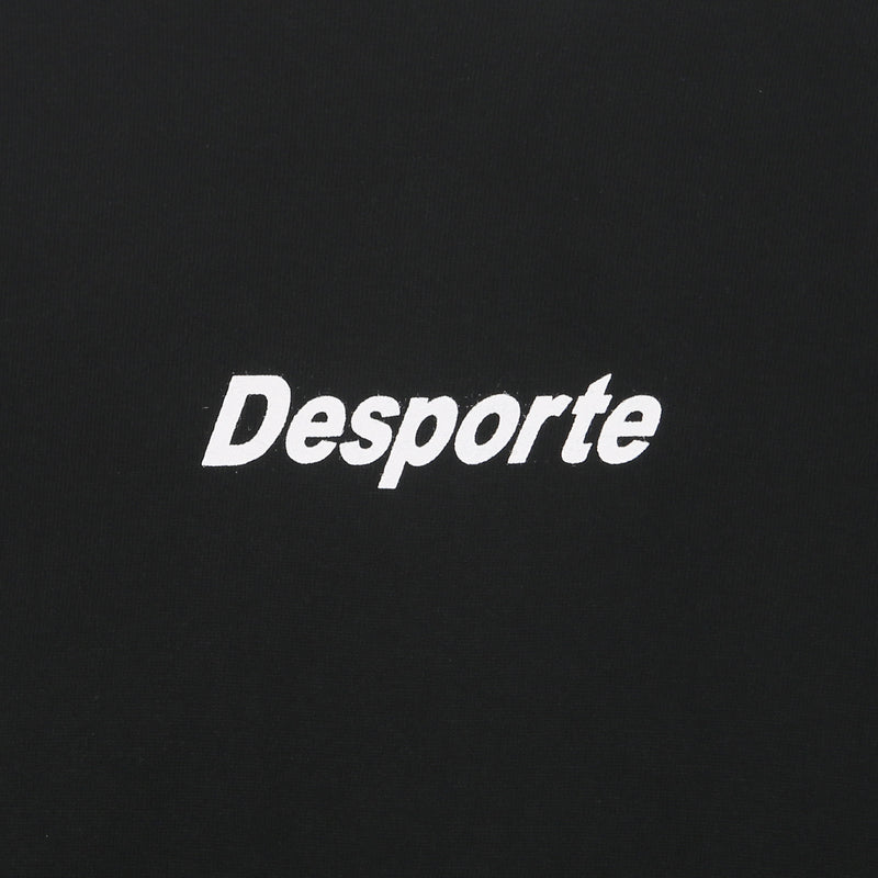 Desporte black long sleeve cotton t-shirt DSP-T50L chest logo