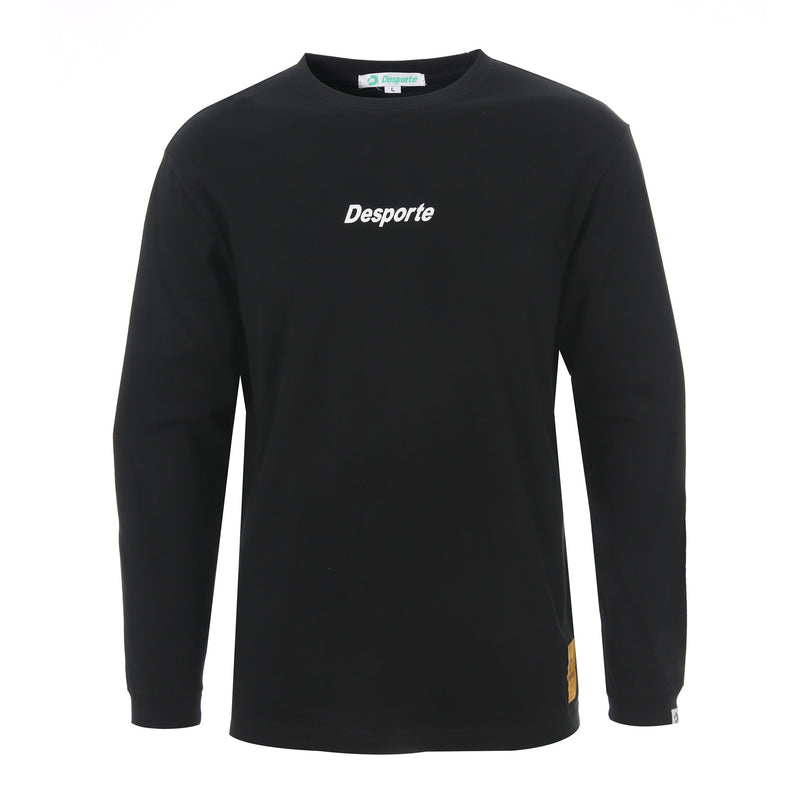 Desporte black long sleeve cotton t-shirt DSP-T50L