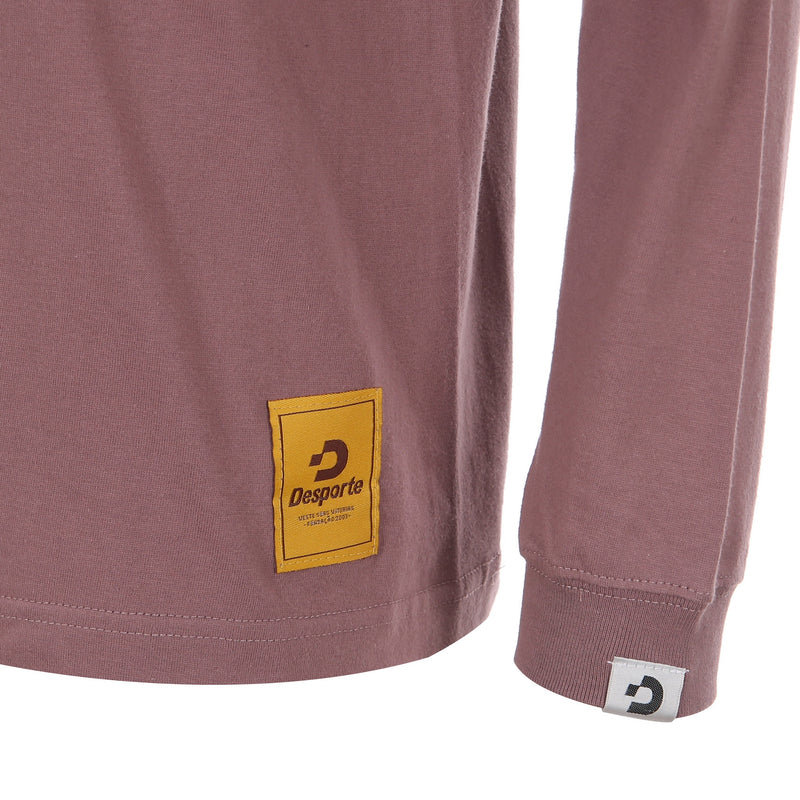 Desporte merlot long sleeve cotton t-shirt DSP-T50L logo tag