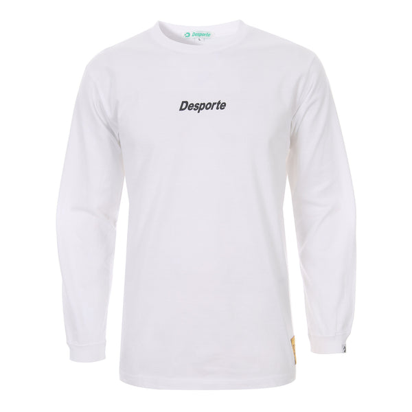 Desporte white long sleeve cotton t-shirt DSP-T50L
