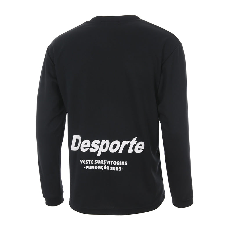 Desporte long sleeve dry shirt DSP-T51L-Black back view