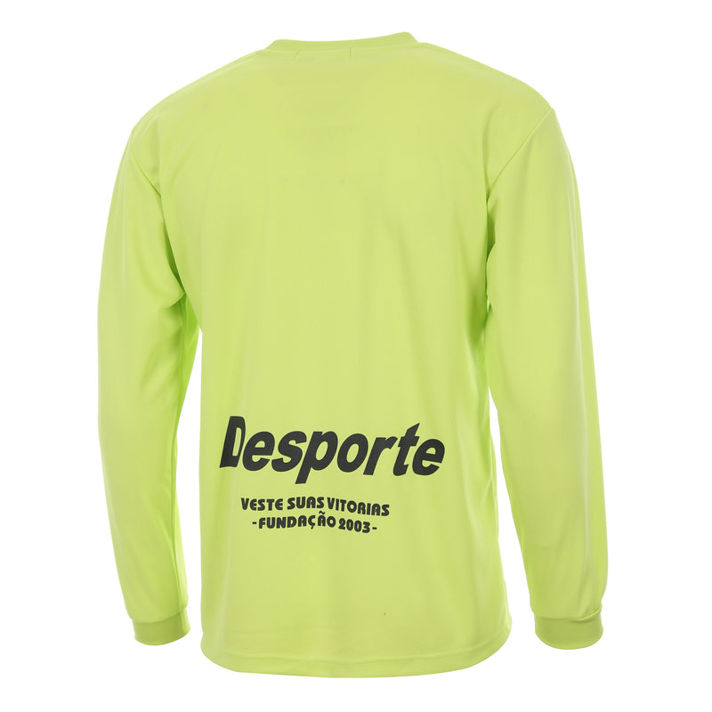 Desporte long sleeve dry shirt DSP-T51L-Light Green back view