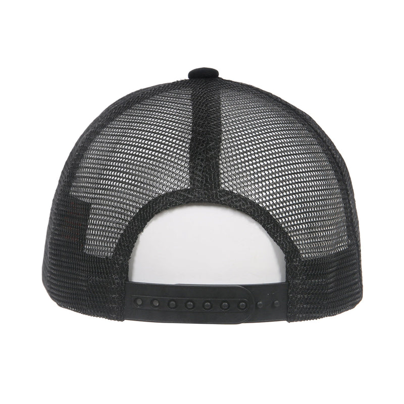 Kids' Desporte black mesh snapback hat DSP-PC04 adjustable back closure