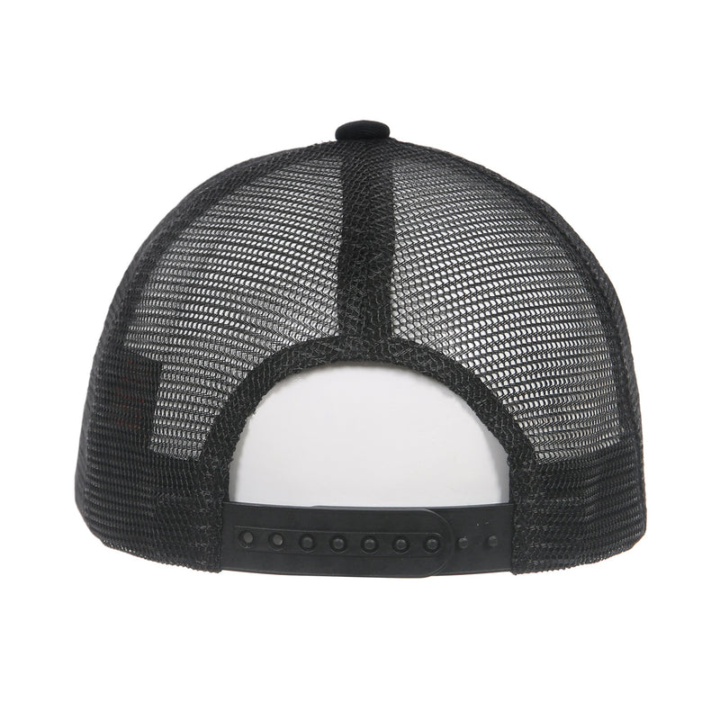 Desporte black mesh snapback hat DSP-PC04 adjustable back closure