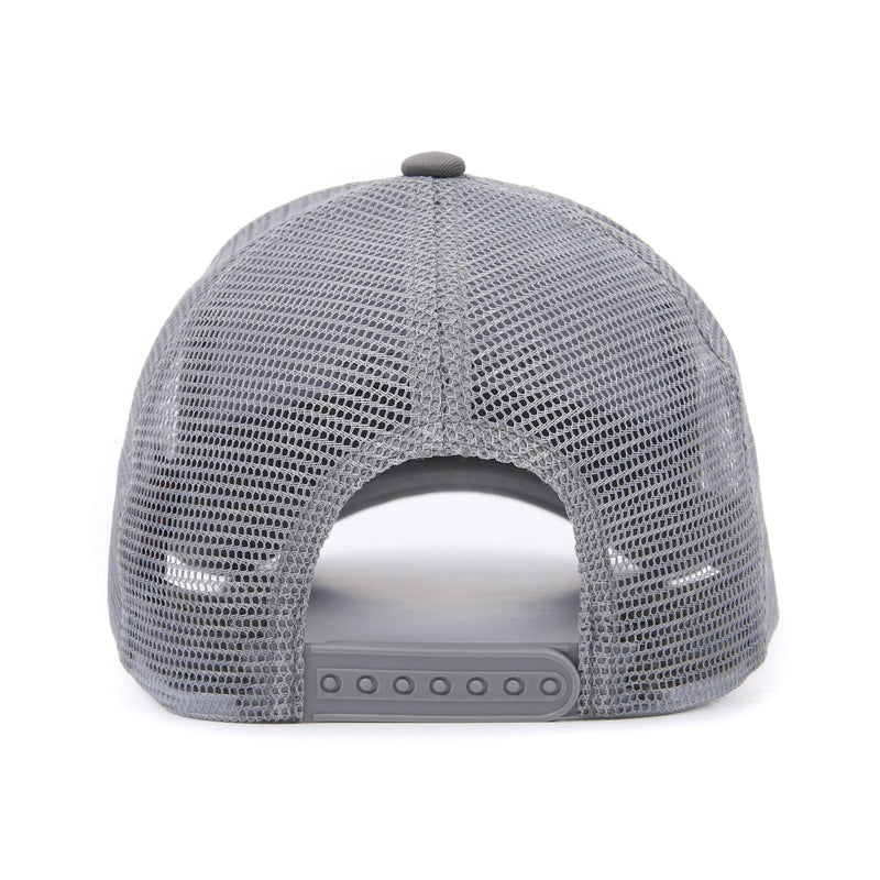 Kids' Desporte gray mesh snapback hat DSP-PC04 adjustable back closure