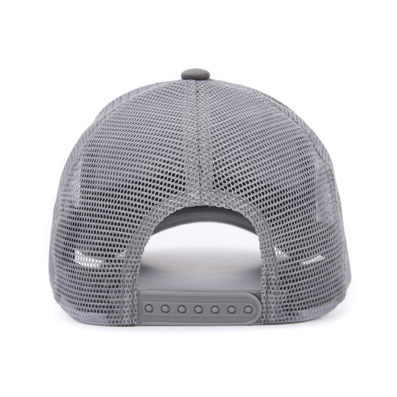 Kids' Desporte gray mesh snapback hat DSP-PC04 adjustable back closure