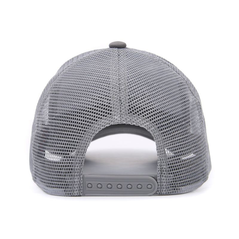 Desporte gray mesh snapback hat DSP-PC04 adjustable back closure