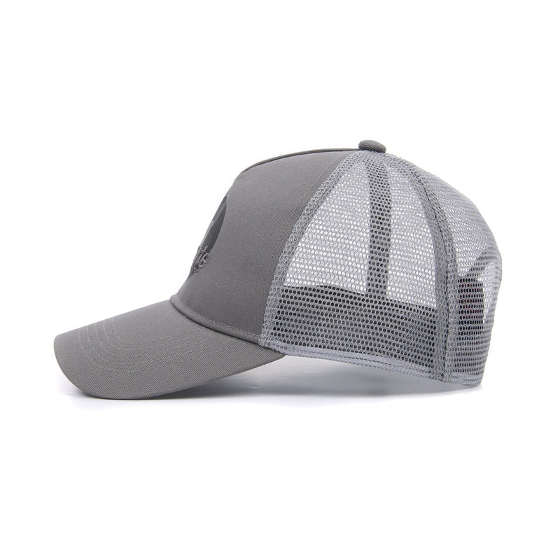 Kids' Desporte gray mesh snapback hat DSP-PC04 side view