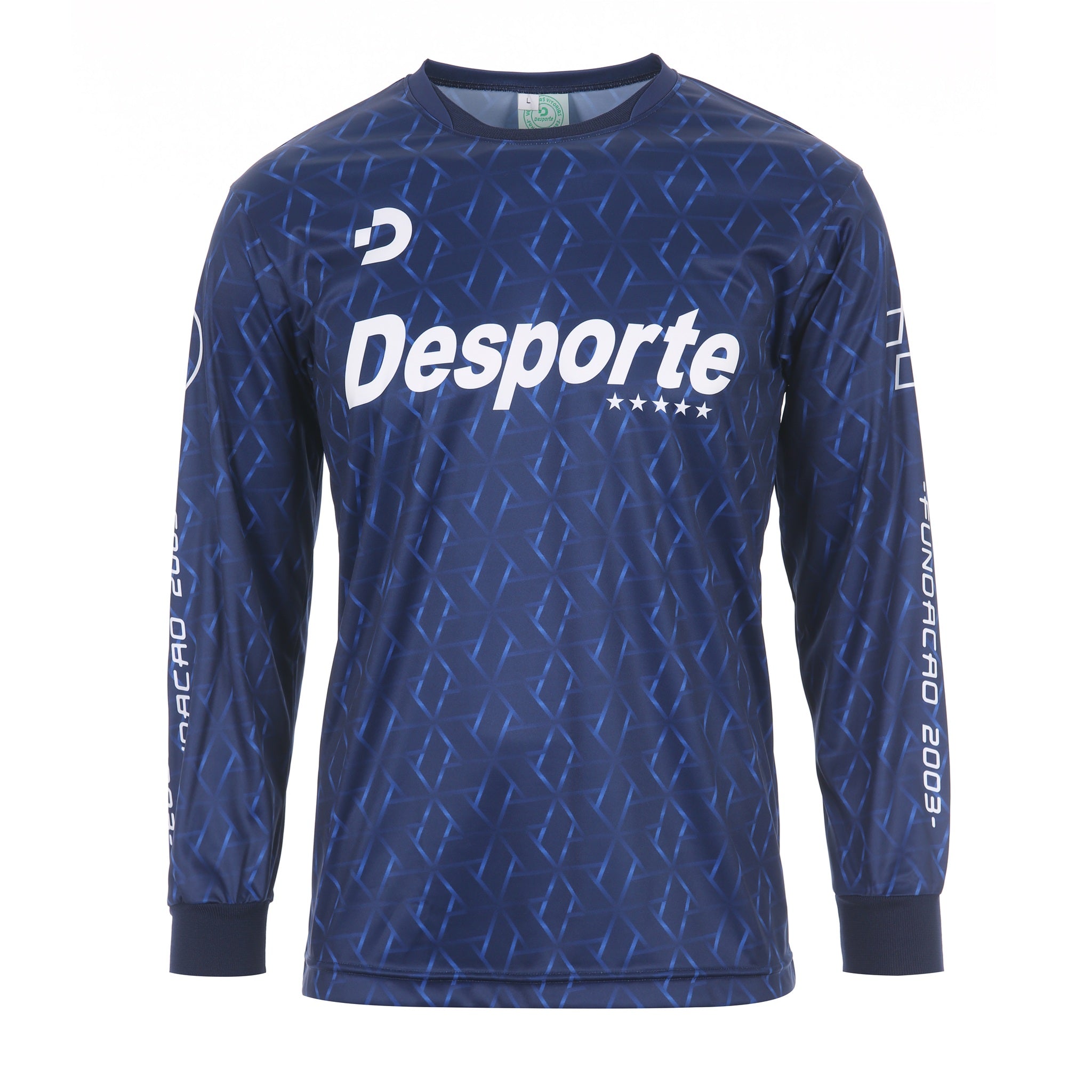 Desporte navy long sleeve futsal practice shirt DSP-BPS-39L
