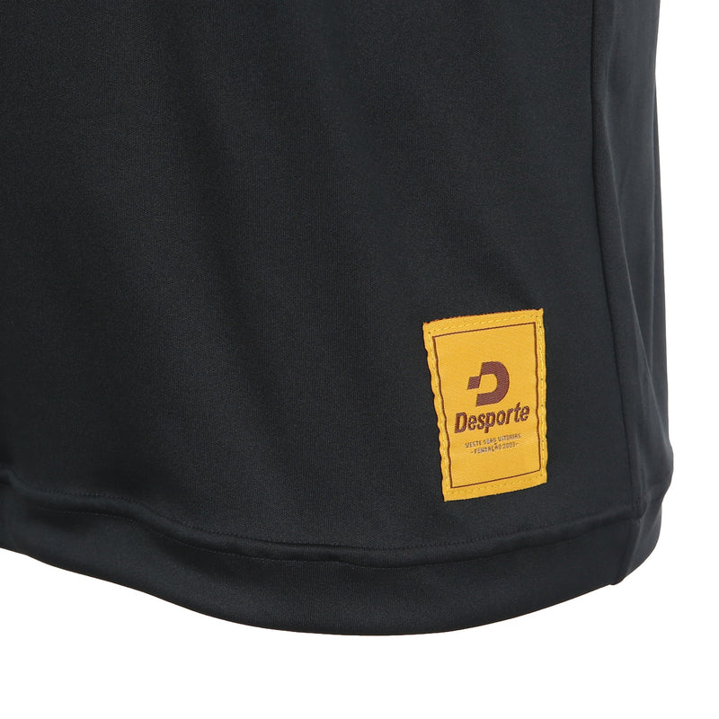 Desporte black practice shirt DSP-BPS-31 front logo tag