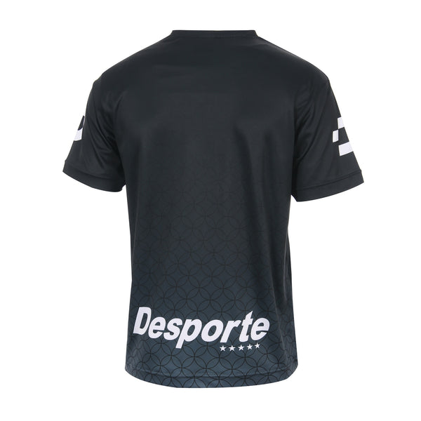 Desporte black heat sublimation design practice shirt DSP-BPS-32 back view