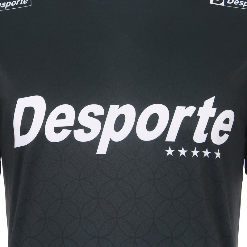 Desporte black heat sublimation design practice shirt DSP-BPS-32 chest logo