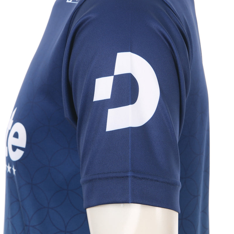 Desporte navy heat sublimation design practice shirt DSP-BPS-32  sleeve logo