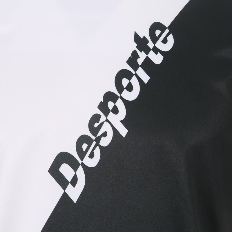 Desporte quick dry practice shirt DSP-BPS-OS-AW2-Black-White for futsal and soccer chest logo