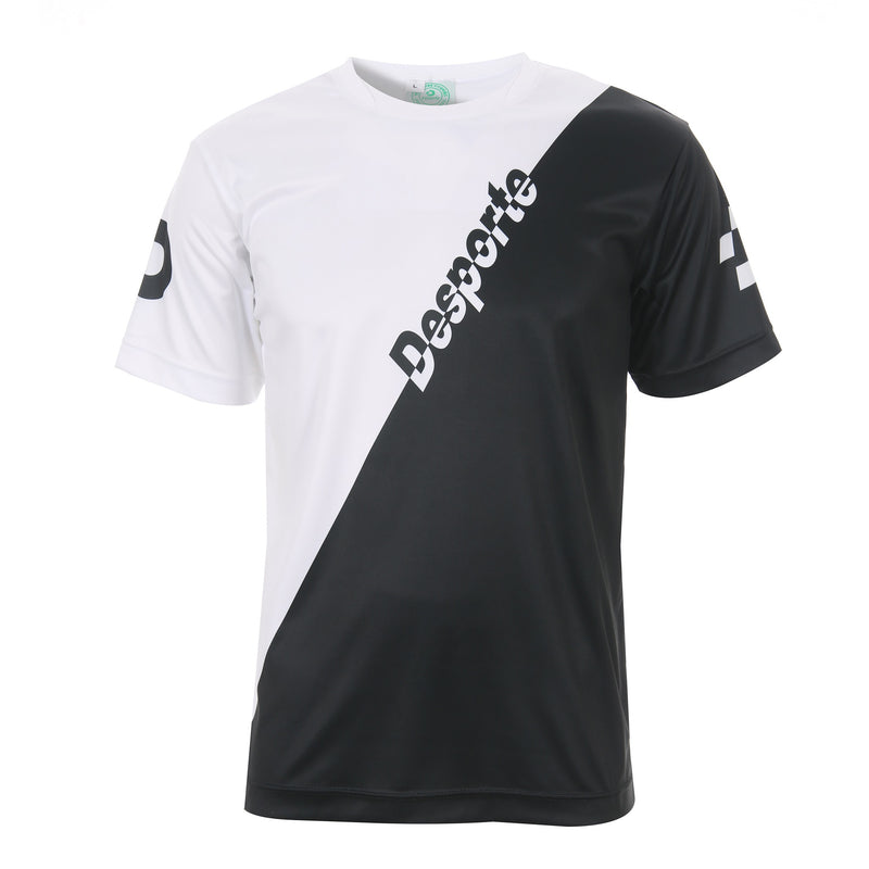 Desporte quick dry practice shirt DSP-BPS-OS-AW2-Black-White for futsal and soccer