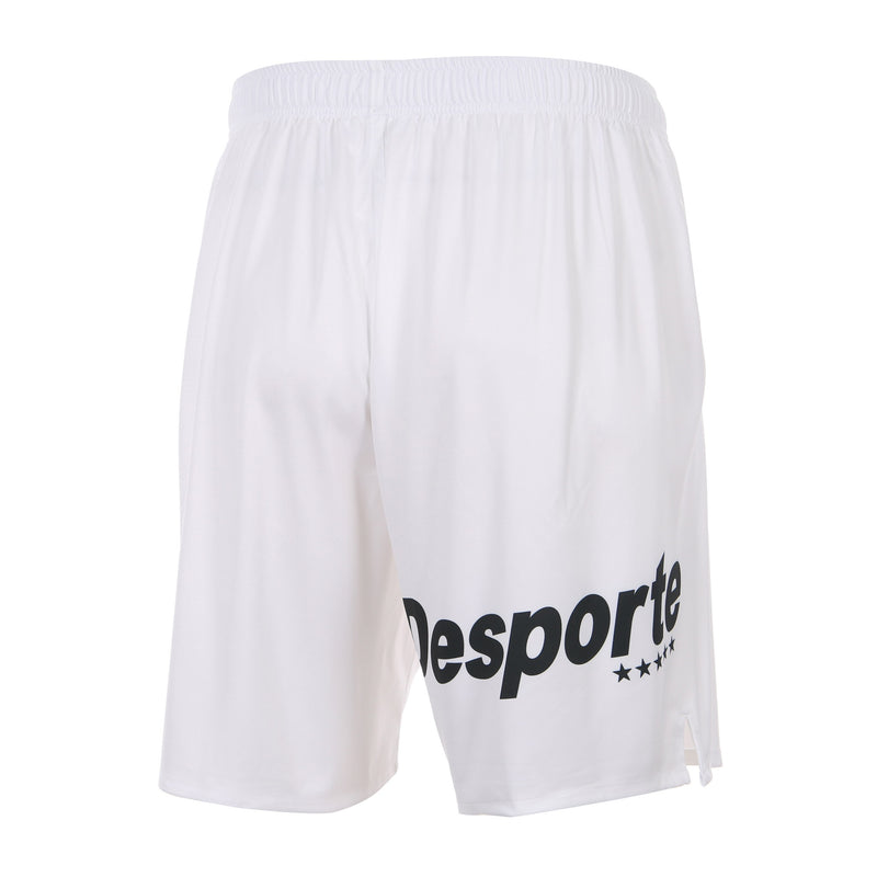 Desporte quick dry practice shorts DSP-BPSP-25-AW-White for futsal and soccer back view