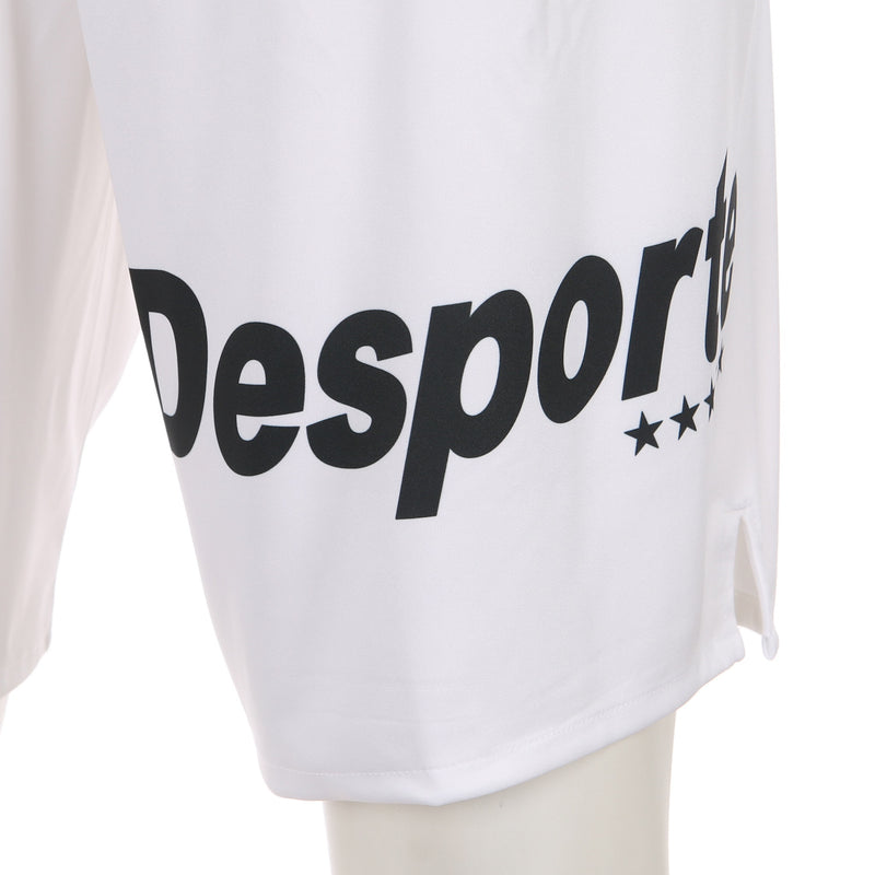 Desporte quick dry practice shorts DSP-BPSP-25-AW-White for futsal and soccer back logo on the right