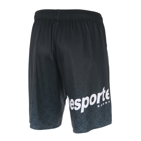 Desporte black heat sublimation design practice shorts DSP-BPSP-32 back view