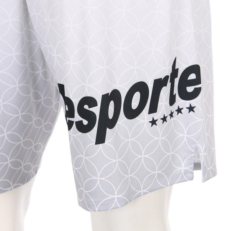 Desporte white heat sublimation design practice shorts DSP-BPSP-32 right back logo