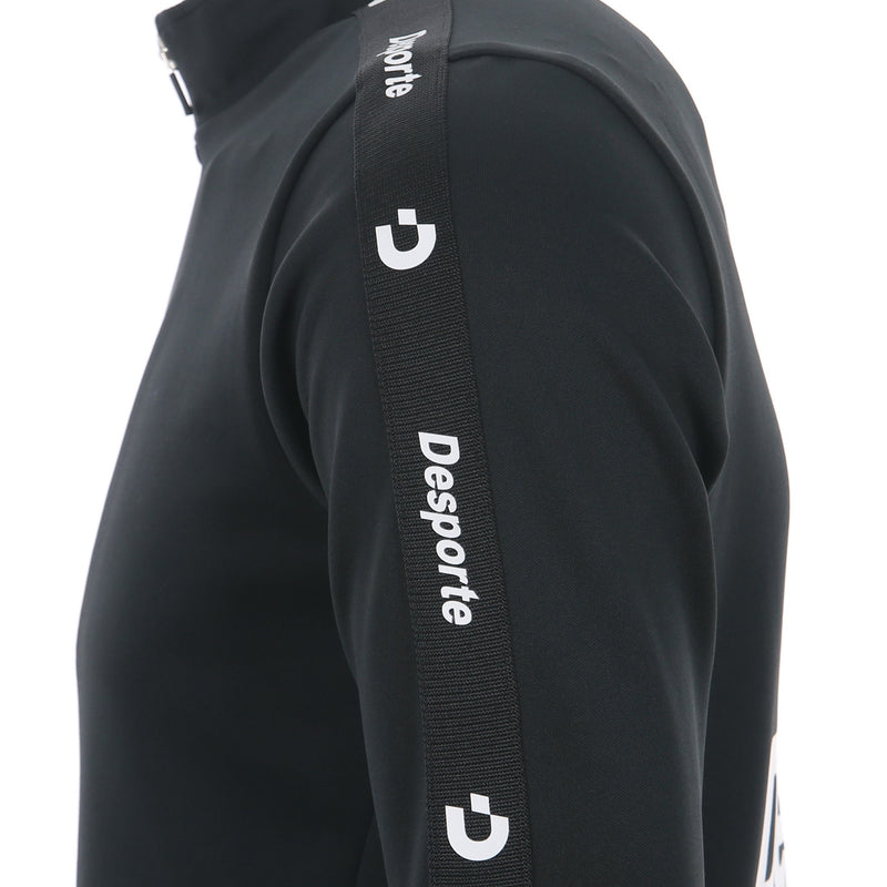 Desporte training jacket DSP-CJ17SLF Black sleeve track tape