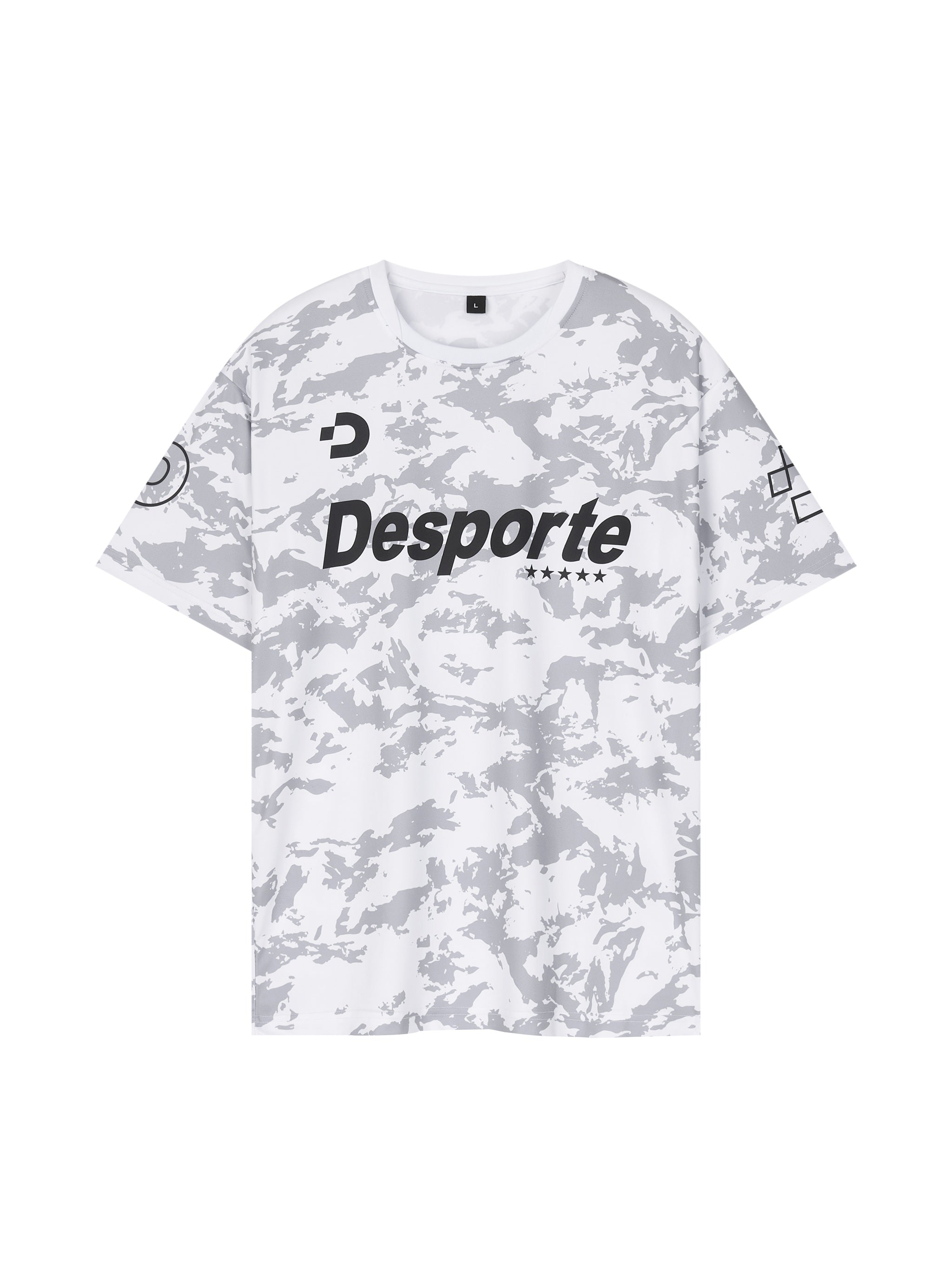 Desporte white gray futsal practice shirt DSP-BPS-41