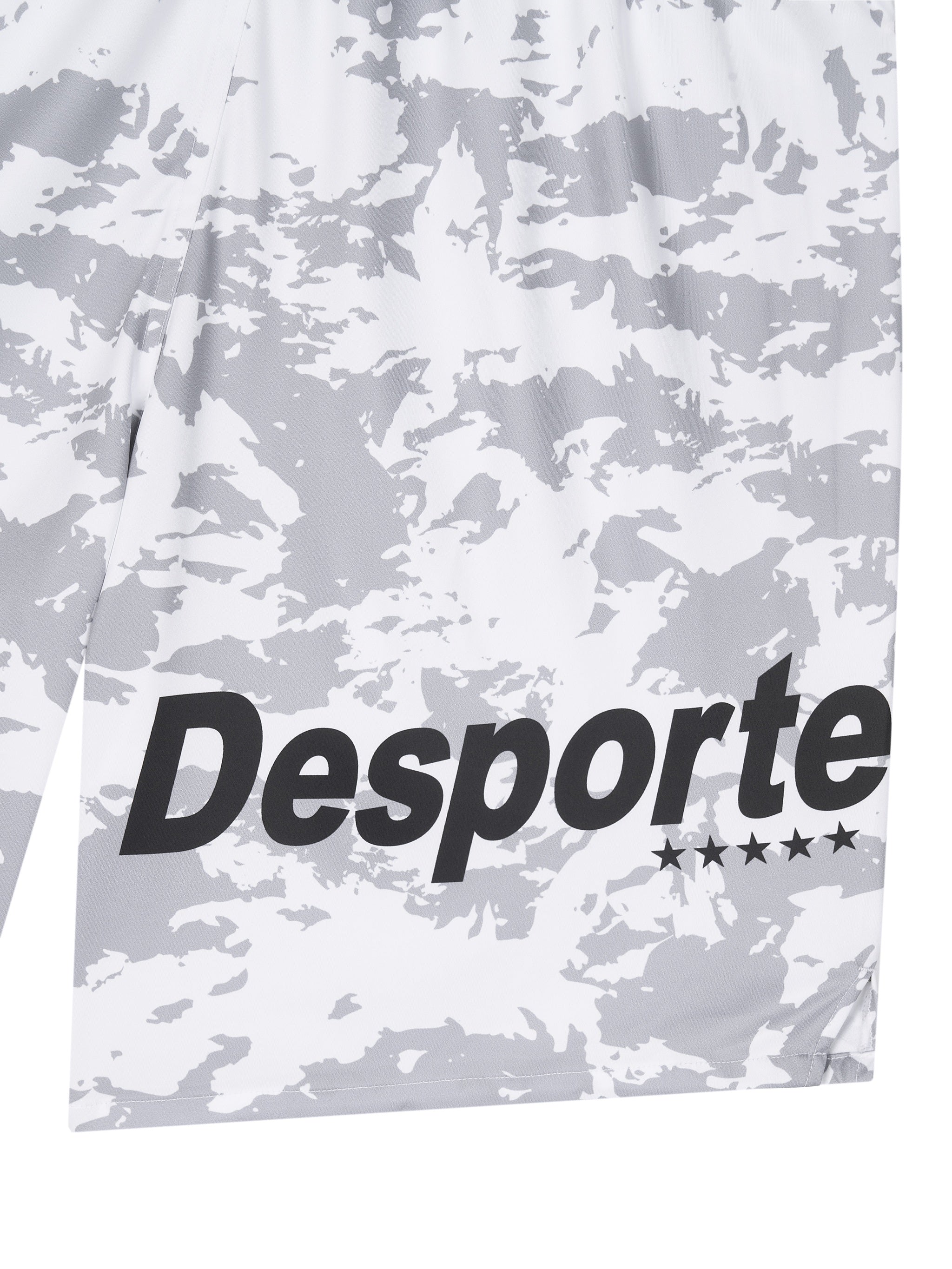 Desporte white gray futsal practice shorts DSP-BPSP-41 back logo