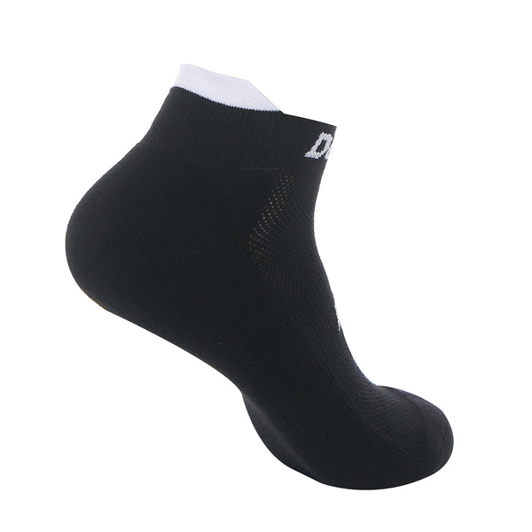 Desporte black ankle sock with white logo