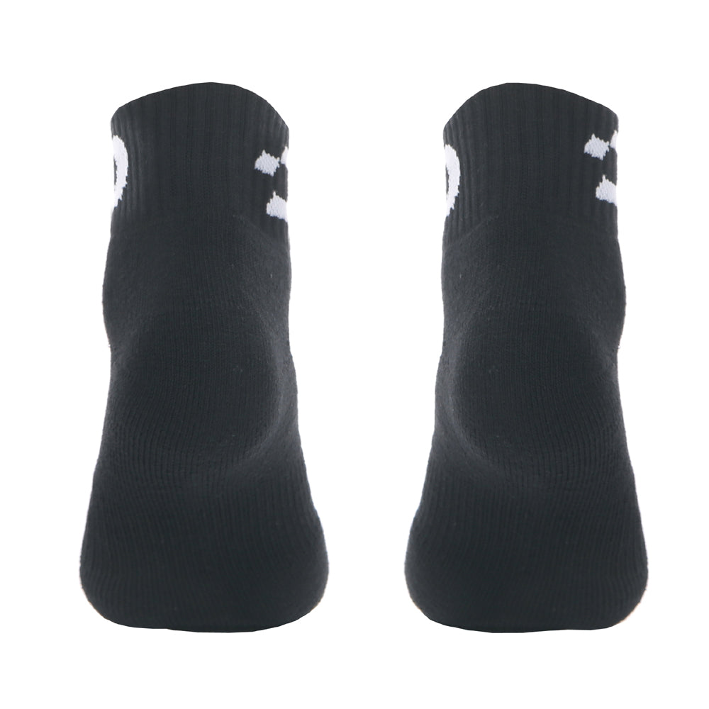 デスポルテ DSP-3PST01 アンクルソックス ブラック ヒールビュー