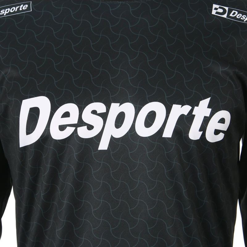 Desporte long sleeve practice shirt BPS-26L black chest logo