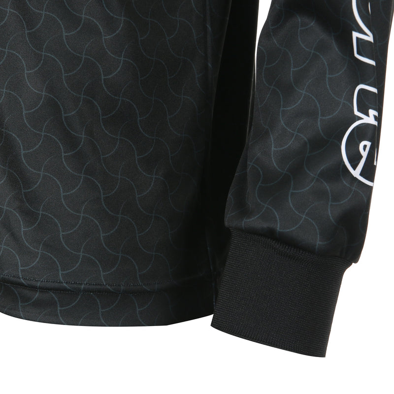 Desporte long sleeve practice shirt BPS-26L black elastic sleeve cuffs