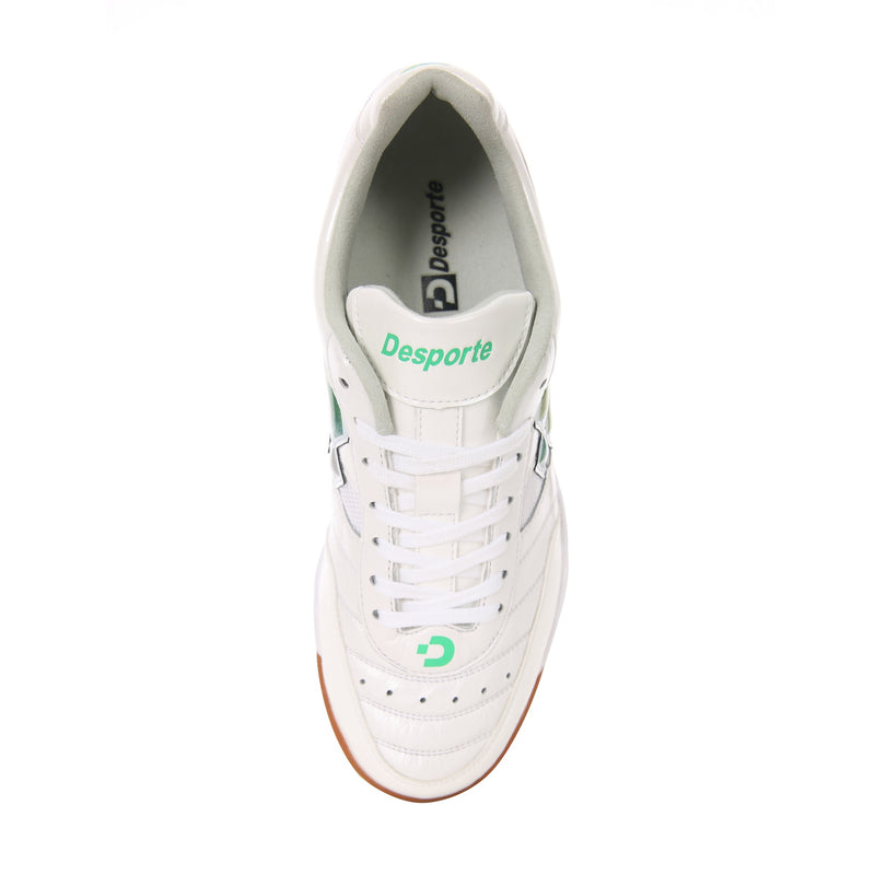 Desporte Boa Vista KI PRO2 DS-1933 white green-camouflage futsal shoe synthetic suede leather insole