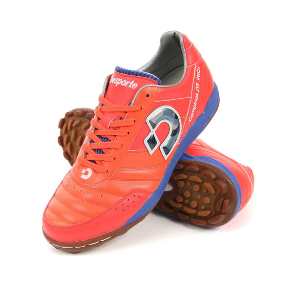 Desporte Campinas JTF PRO1 coral red turf soccer shoes