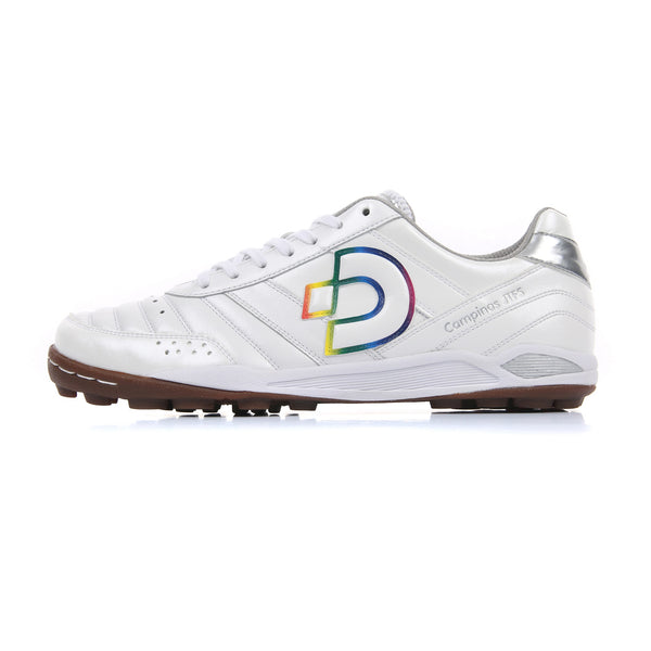 Turf Soccer Shoes, Sao Luis KT2, White / Rainbow | Desporte