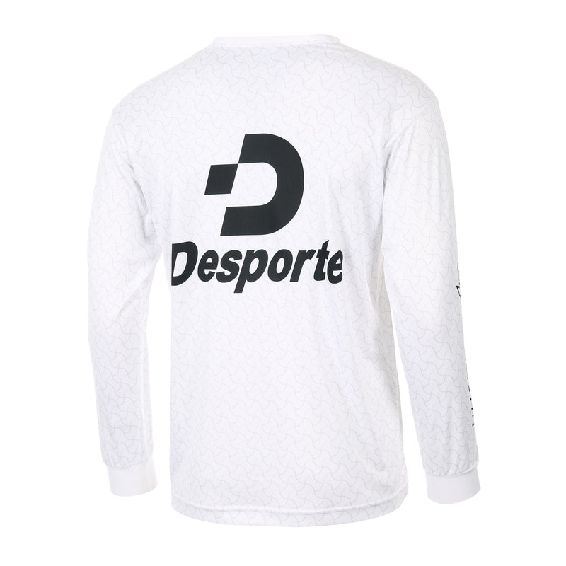 Desporte long sleeve practice shirt BPS-26L white back view