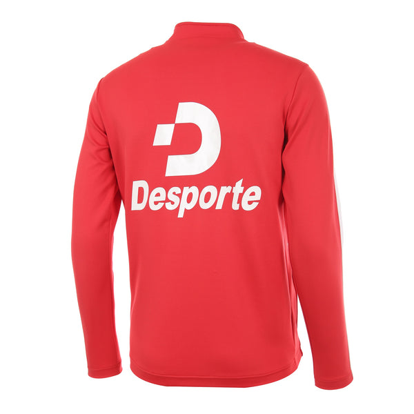 Desporte Half Zip Training Jacket red white back view