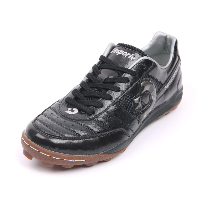 Desporte Sao Luis KT PRO1 black turf soccer shoe genuine leather upper