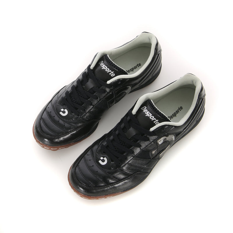 Desporte Sao Luis KT PRO2 black gray camouflage turf soccer shoes synthetic suede leather lining