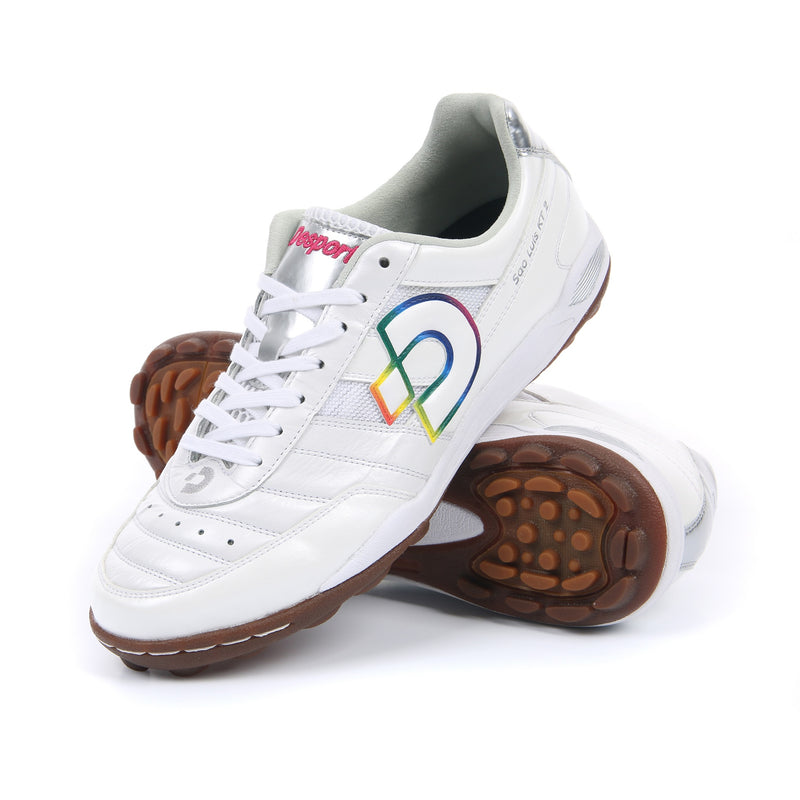 Turf Soccer Shoes Sao Luis KT2 White Rainbow Desporte
