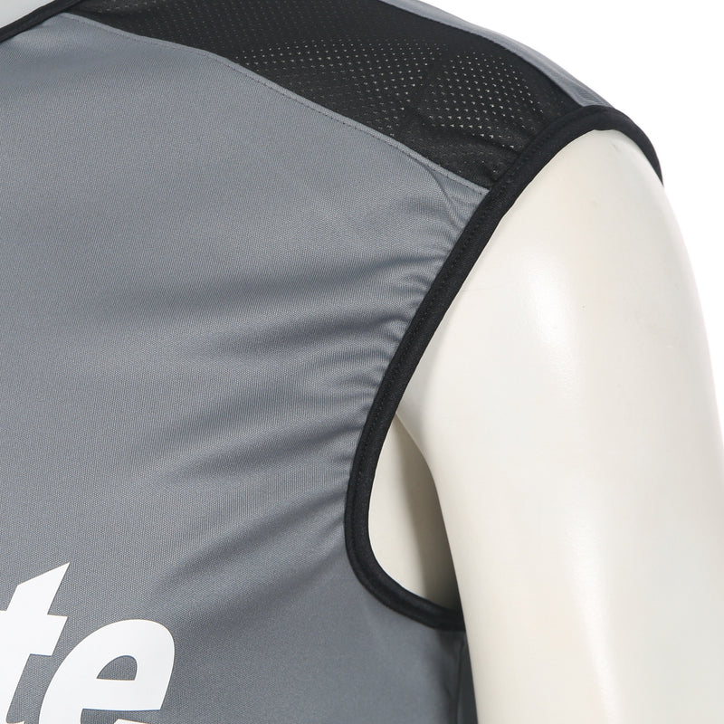 Desporte gray sleeveless practice shirt mesh shoulder panel