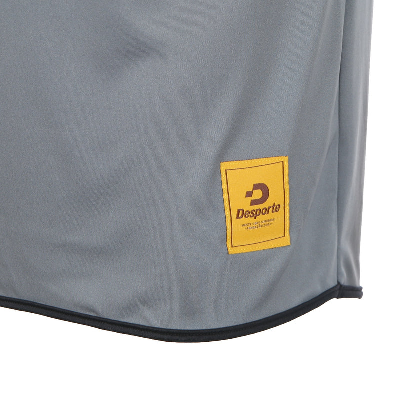 Desporte gray sleeveless practice shirt front logo tag