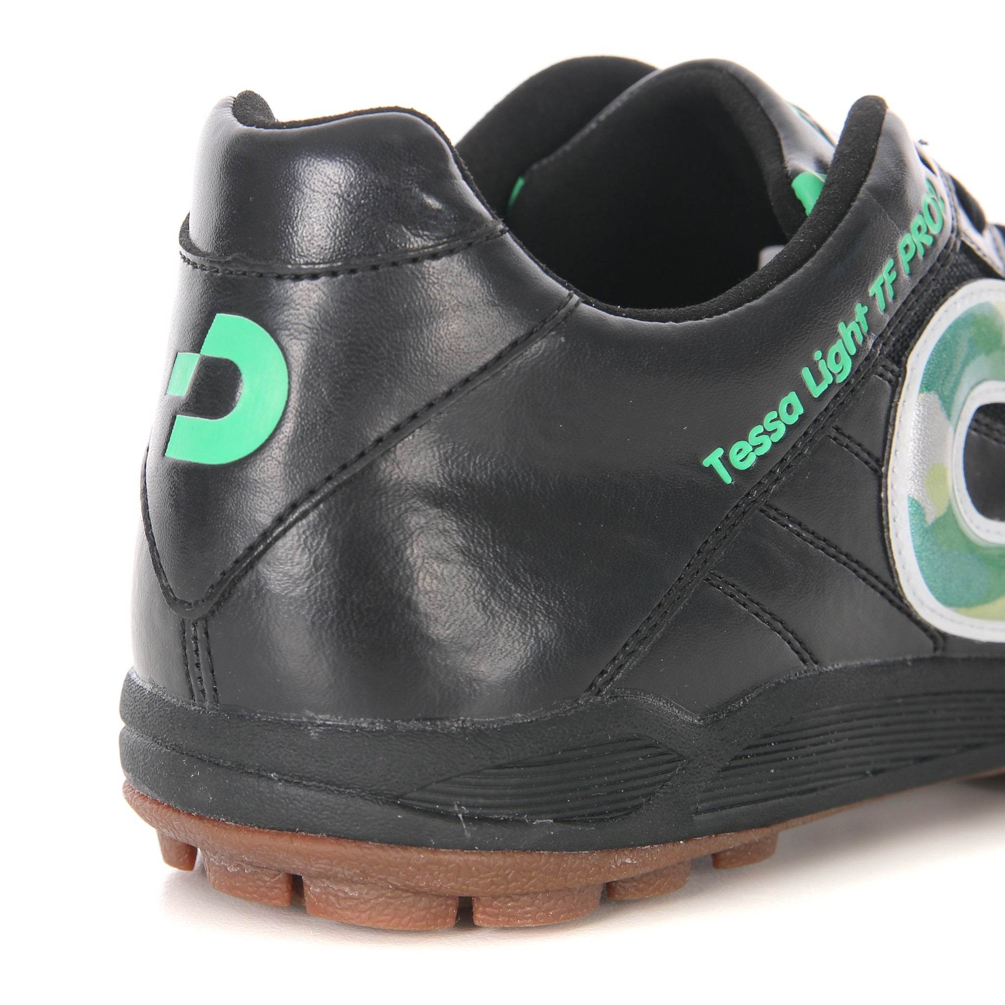 Turf Soccer Shoes, Tessa Light TF PRO2, Black/Green-Camouflage 