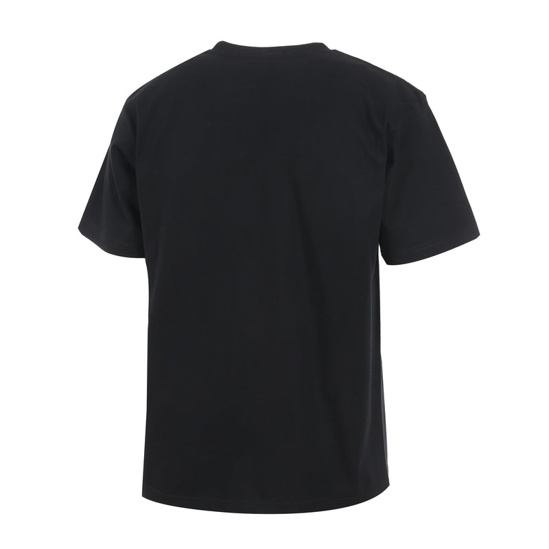 Desporte black cotton t-shirt back view