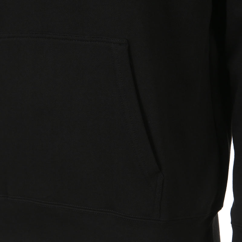 Desporte DSP-SWE-02 black cotton hoodie kangaroo pocket