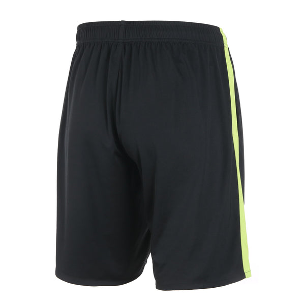 Desporte black lime football practice shorts back view