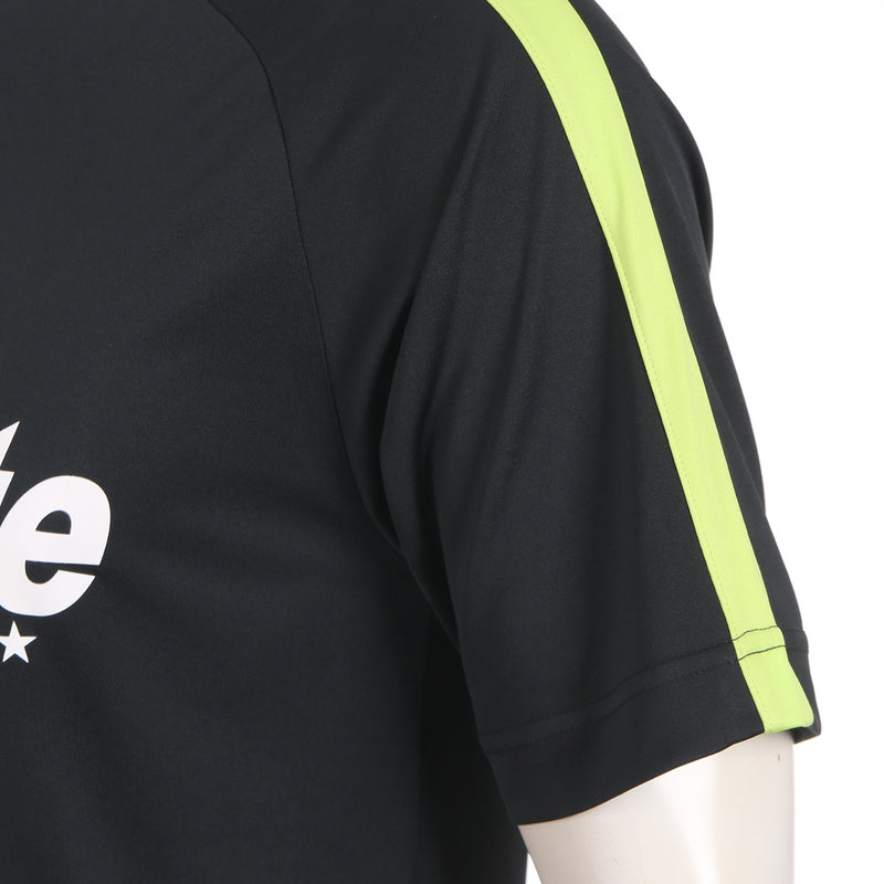 Desporte black lime football practice jersey short sleeve