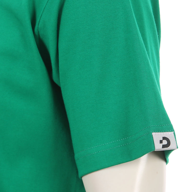 Desporte cotton t-shirt DSP-T46 Green sleeve logo