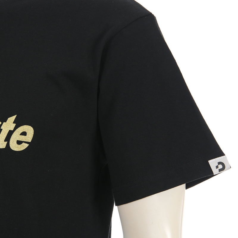 Desporte 100 % cotton t-shirt DSP-T46 black sleeve logo