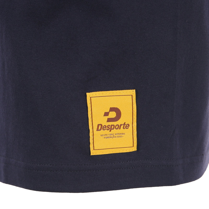 Desporte navy 100% cotton-t-shirt DSP-T46 front logo tag