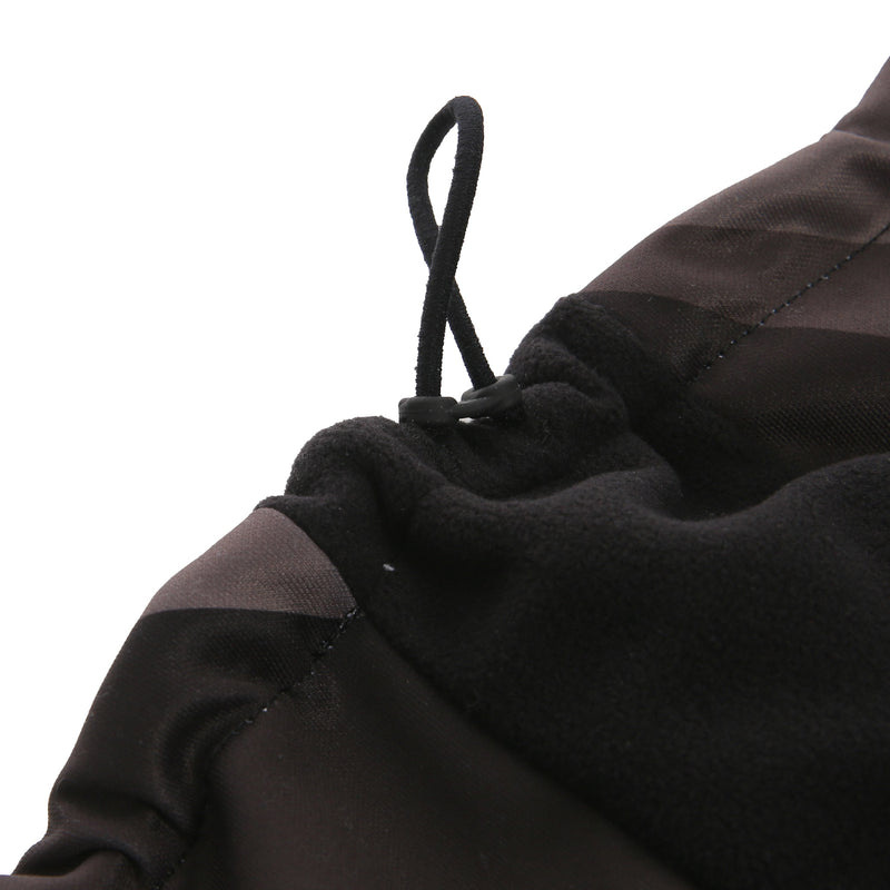 Desporte fleece neck warmer DSP-NW10 black drawstring
